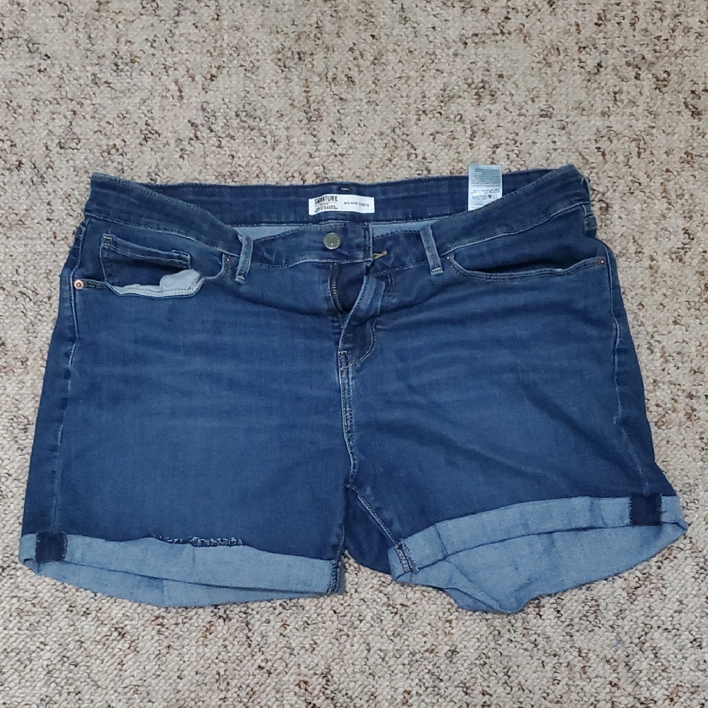 Signature by Levi Strauss Indigo Jean Shorts